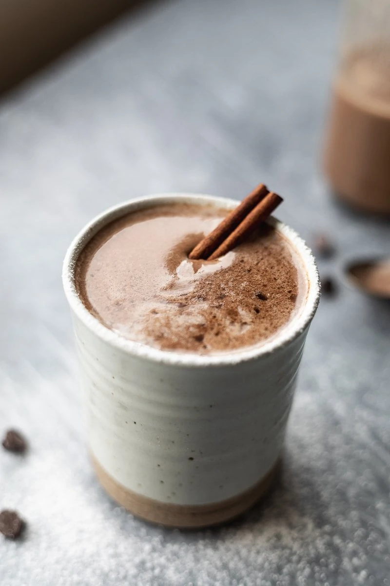 mug of keto hot cocoa