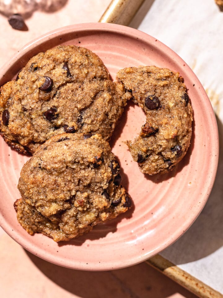 Healthy Banana Cookies with Almond Flour (LowCarb, GlutenFree)