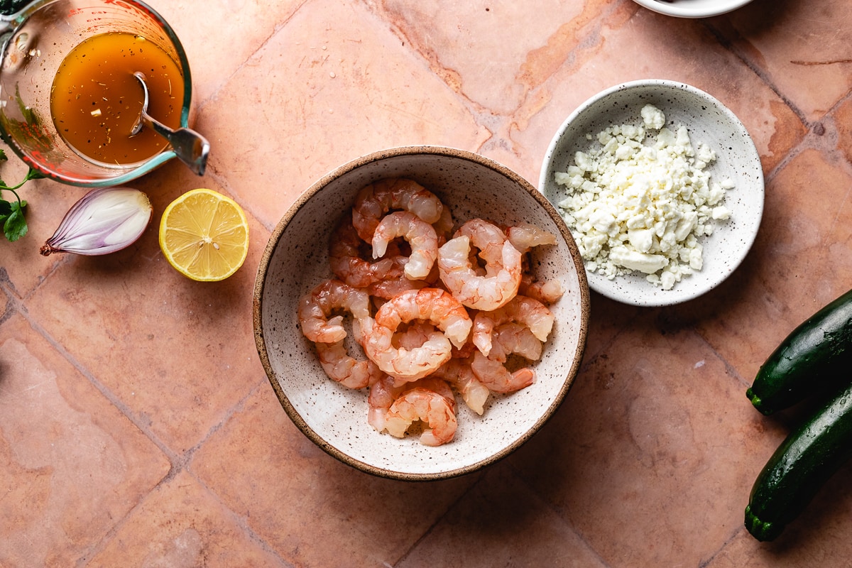 ingredients for sheet pan shrimp