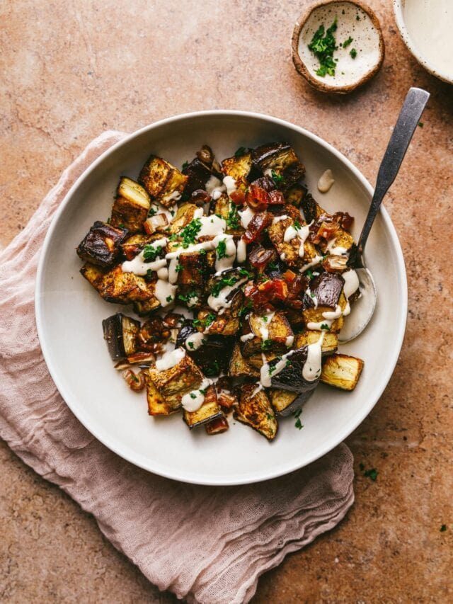 Mediterranean Roasted Eggplant
