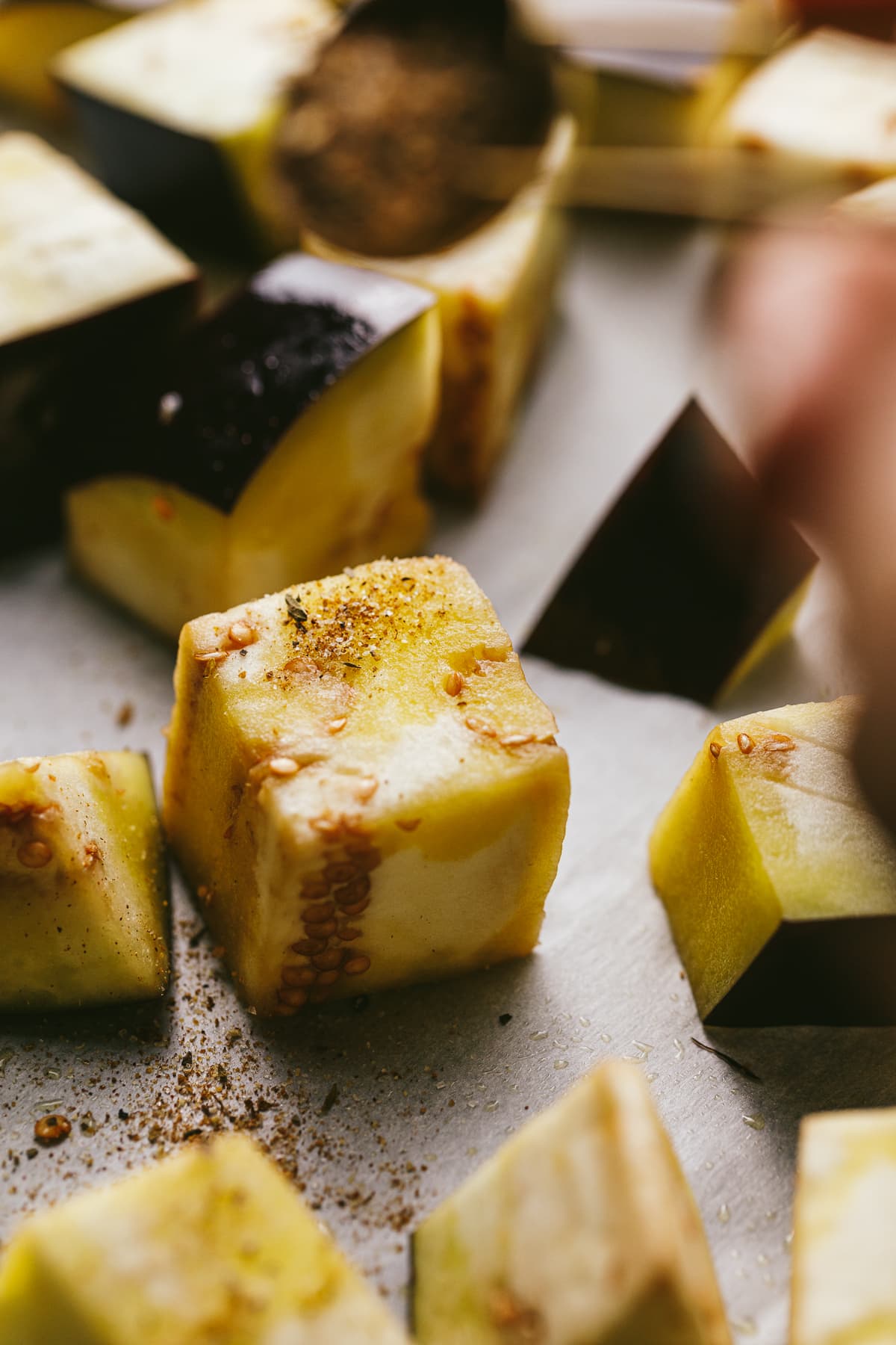 Mediterranean Roasted Eggplant Recipe (LowCarb, GlutenFree)