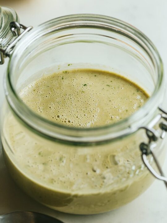 Creamy Balsamic Basil Vinaigrette Creamy Balsamic Basil Vinaigrette